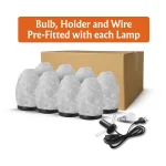 Natural White Salt Lamp - Image 4
