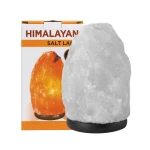 Natural White Salt Lamp - Image 3