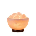 Himalayan Pink Fire Bowl Salt Lamp - Image 2