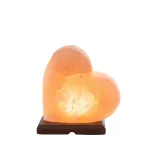 Himalayan Pink Heart Salt Lamp - Image 2