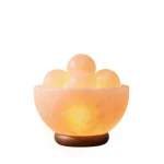 Pink Himalayan Salt Massage Bowl with Balls - Image 2