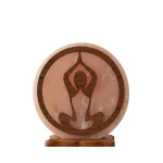 USB Yoga Salt Lamp (Wooden Craft)