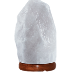Himalayan Natural Salt Lamp | White | Medium (3-5 Kg)