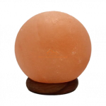 Himalayan Round Ball Salt Lamp | Pink | Medium (3-5 Kg)