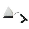 Himalayan USB Pyramid Salt Lamp | White