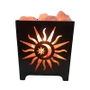 Wrought Iron Luner Sunstone Lamp